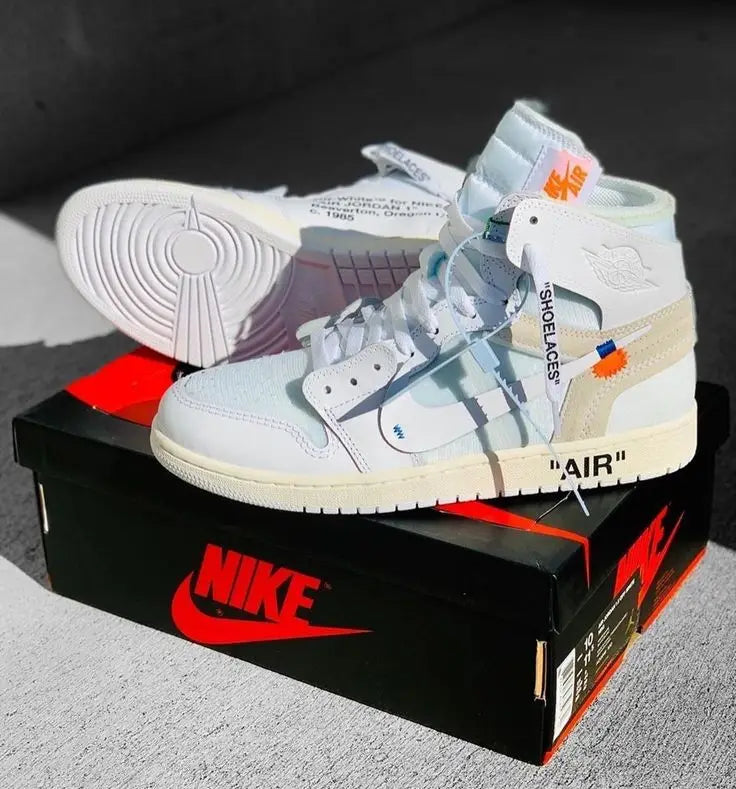 Nik e Jordan retro 1 X off white UNC