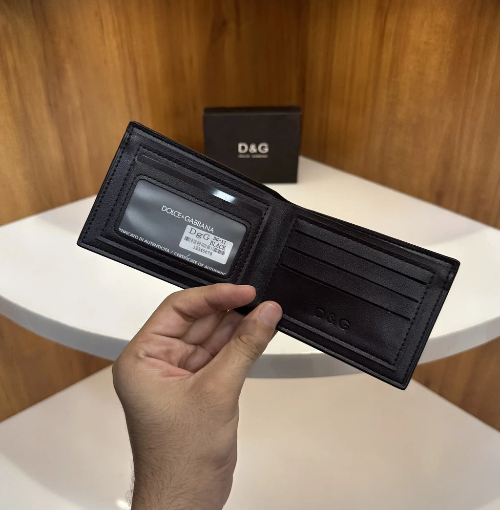Dolce & Gabban a Premium Wallet Brown With Box d118
