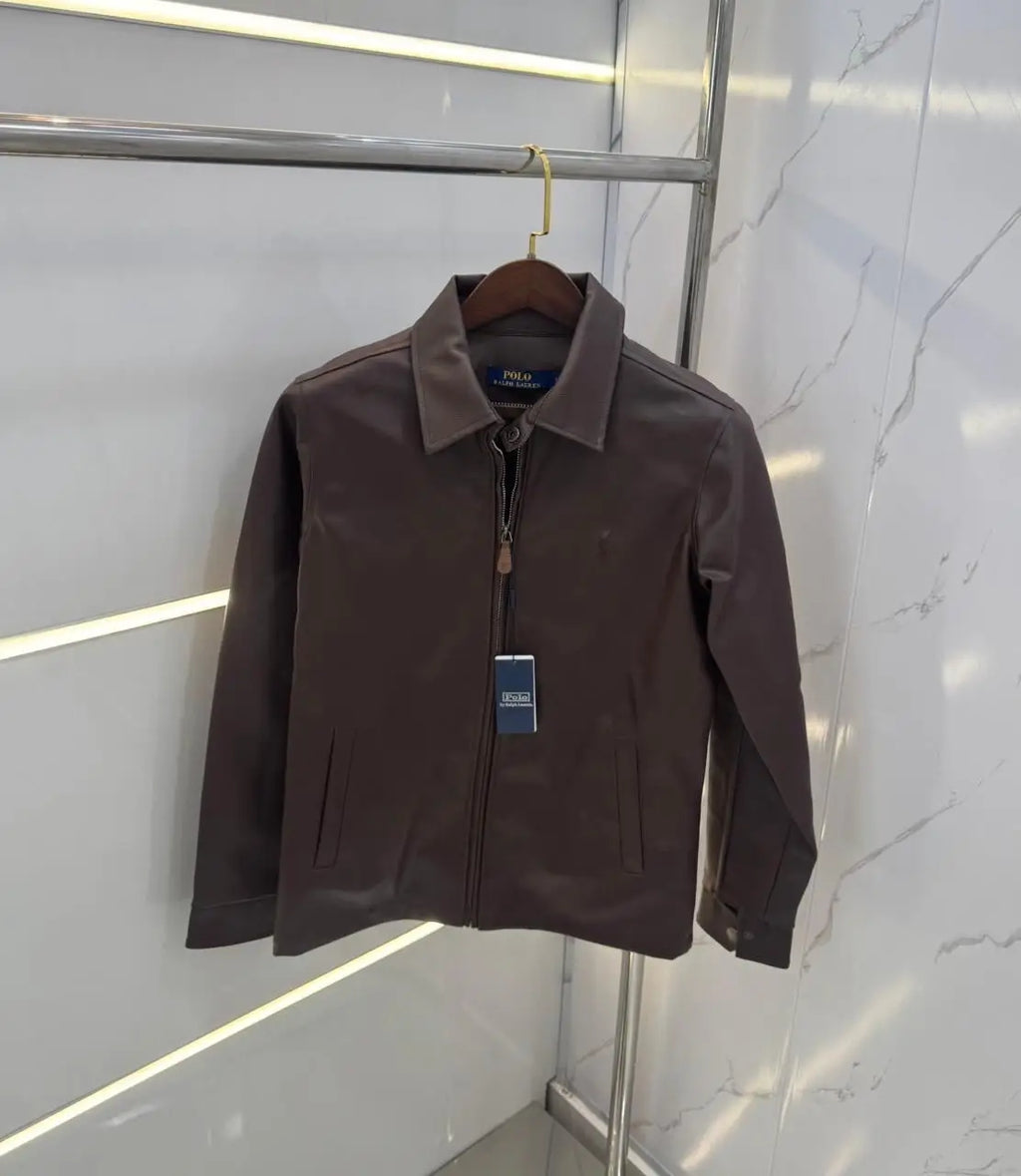Ralph Lauren Brown Premium Leather Jacket