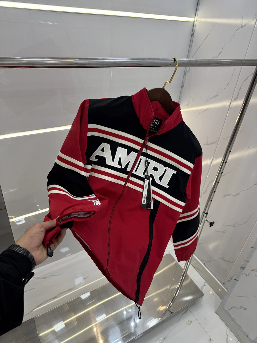 Amir i Red Karan Aujla Imported Bomber Jacket
