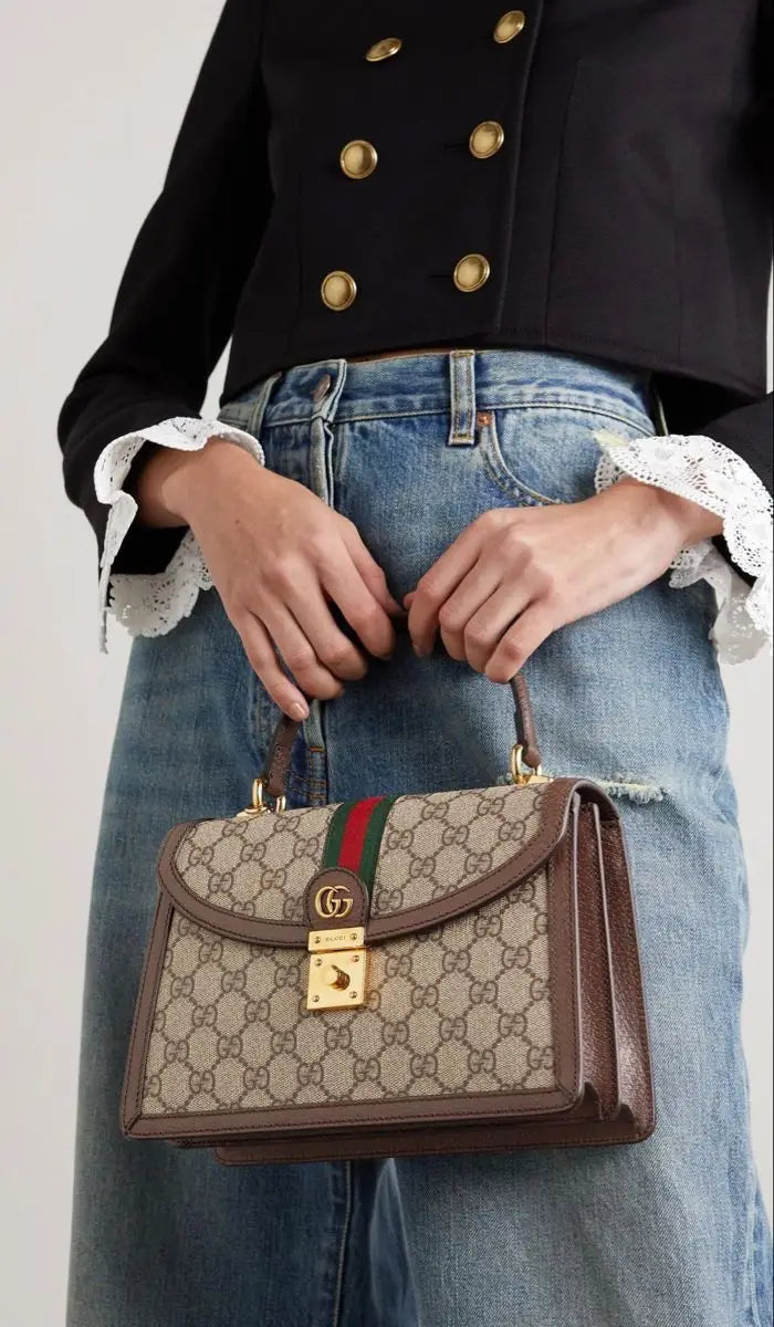 GUCCI GG OPHIDIA HAND BAG WITH OG BOX AND DUST BAG PREMIUM QUALITY