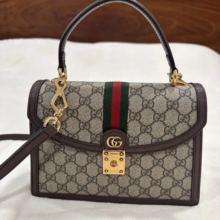 GUCCI GG OPHIDIA HAND BAG WITH OG BOX AND DUST BAG PREMIUM QUALITY