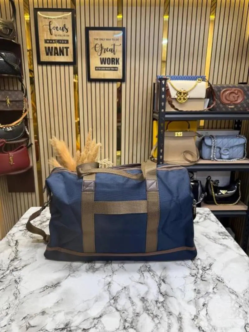 Tumi Alpha 3 Expedition Travel Duffle Bag Blue T95885