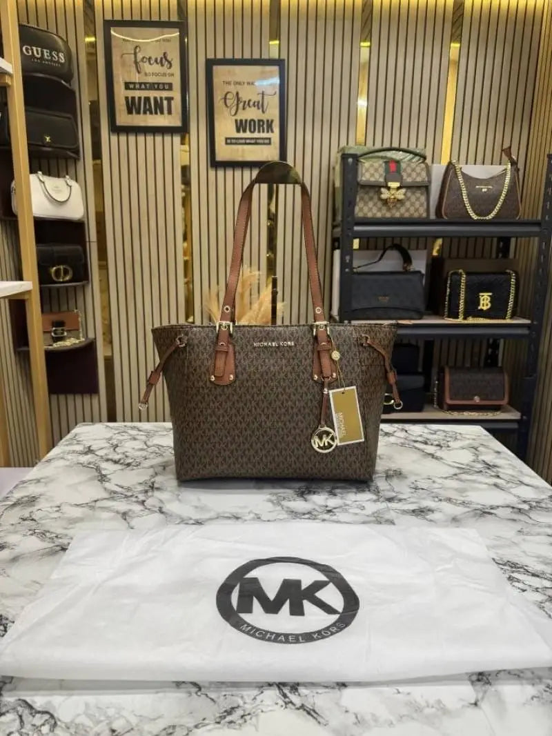 Michael Kors Voyager Tote Bag With Dust Bag Brown