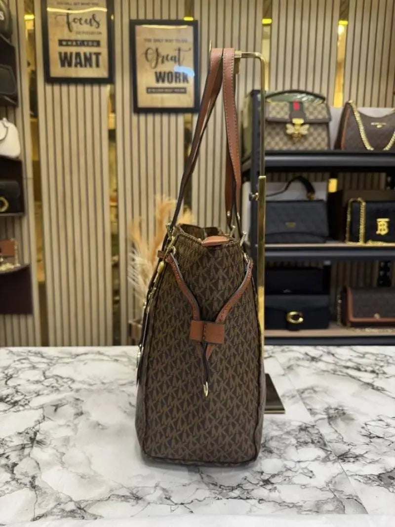 Michael Kors Voyager Tote Bag With Dust Bag Brown