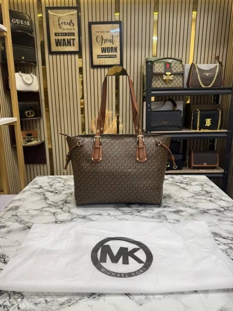 Michael Kors Voyager Tote Bag With Dust Bag Brown