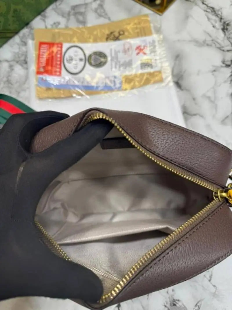 Gucci GG Supreme Neo Tiger Sling Bag With Box And Dust Bag