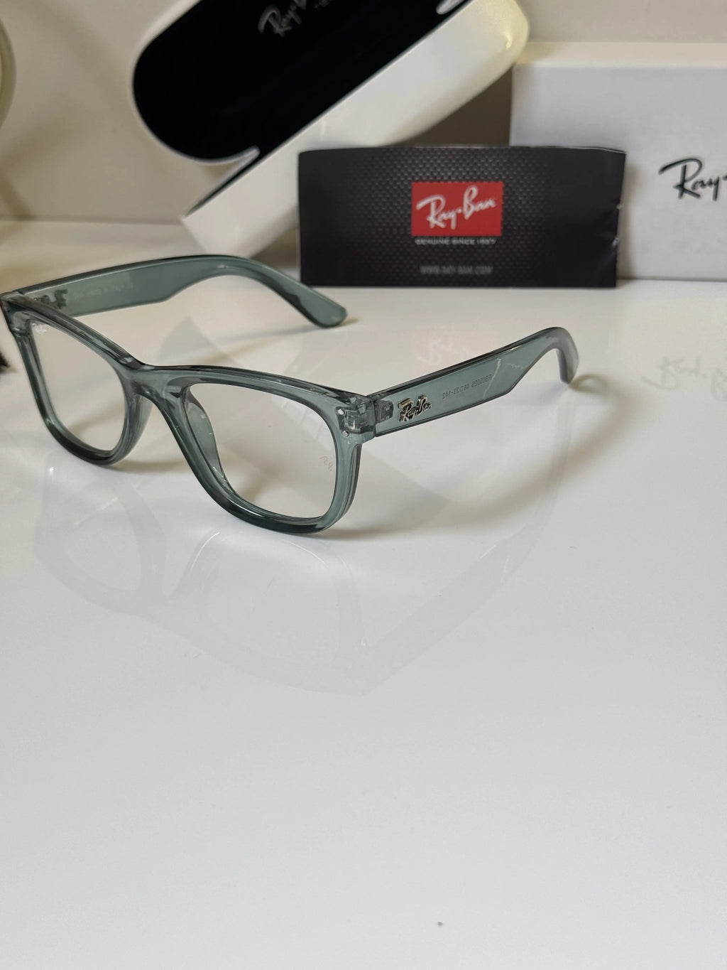 Rayban_502_Metallic_Blue_Plano