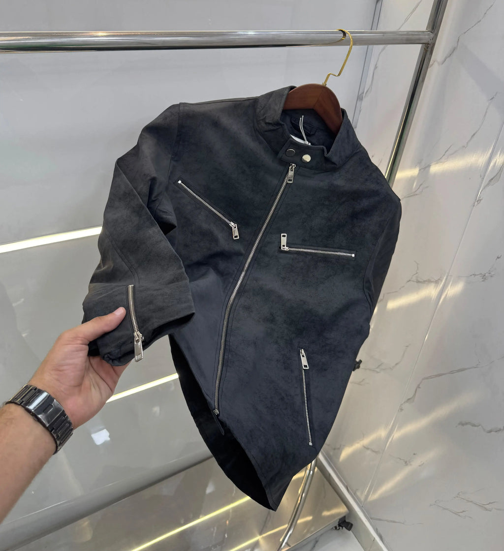 Coach  Black  Premium Leather Jacket