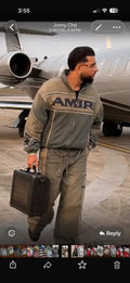 Amir i Grey Karan Aujla Imported Bomber Jacket