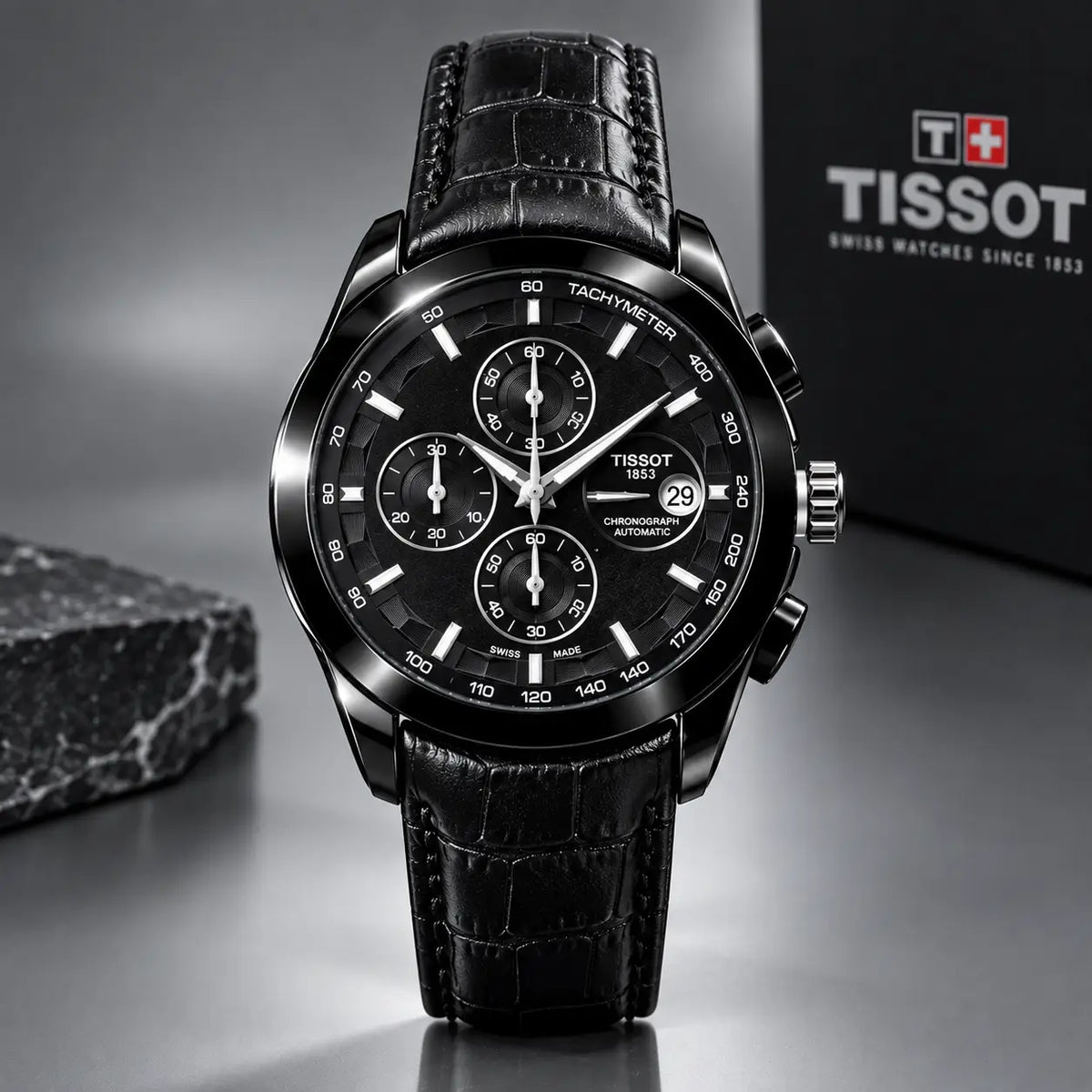 Tisso_t 1853 Couturier Leather Chronograph 228