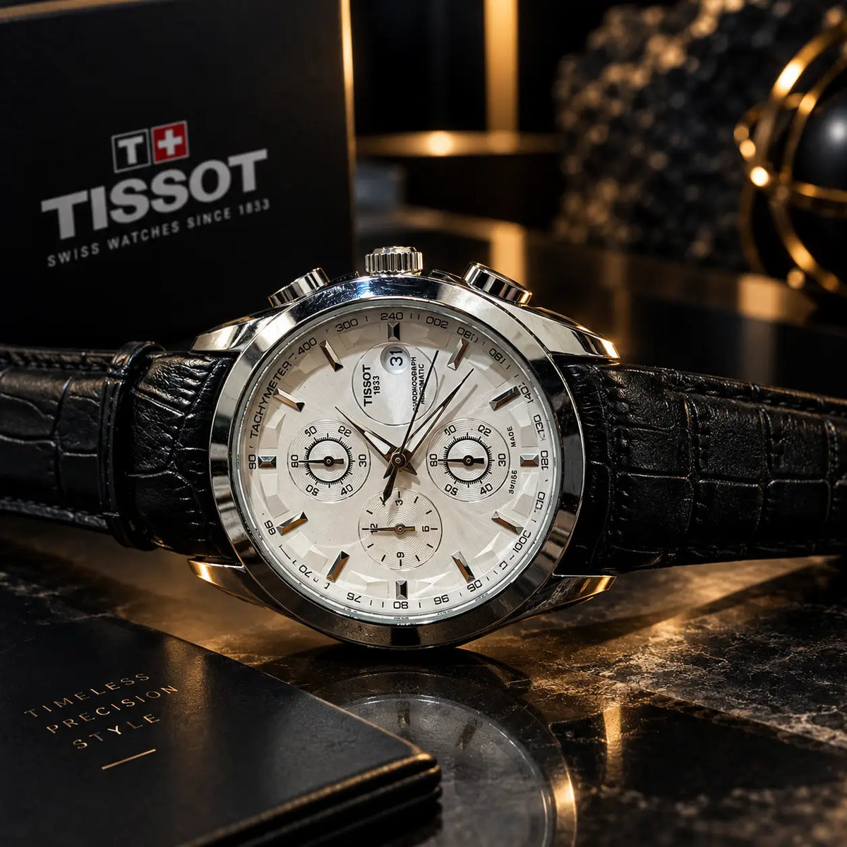 Tisso_t 1853 Couturier Leather Chronograph 228