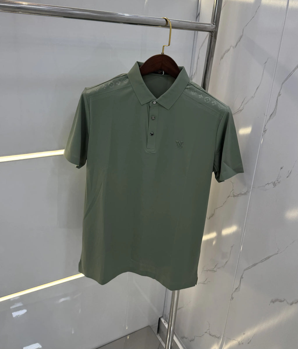 Louis Vuitto n Green Luxury Polo T-shirt