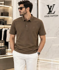 Louis Vuitto n Brown Luxury Polo T-shirt