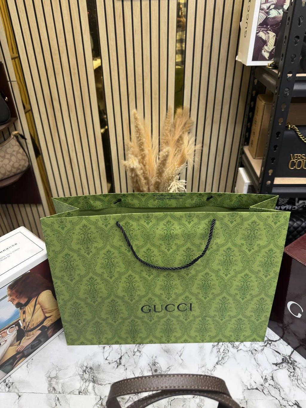 Gucci Ophidia GG Supreme Small Tote Bag With OG Double Box And Dust Bag Including Carry Bag 547551