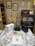 Chanel Quilted Classic Flap Mini Bag with Og Double box And Dust Bag 6612-Black