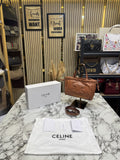 Celine Cabas Cuir Triomphe Bag With OG Box And Dust Bag - Brown