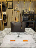 Michael Kors Jet Set Zip Logo Large Tote Bag With Dust Bag M04
