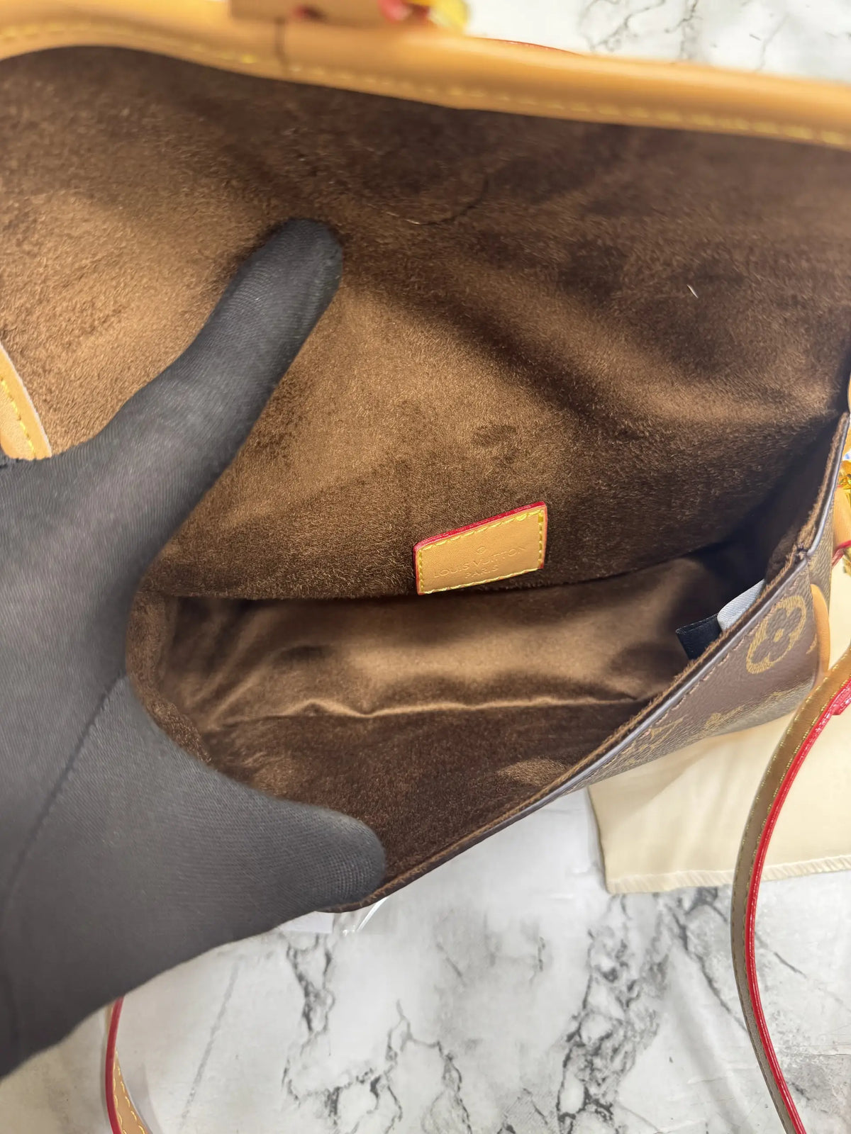 Louis Vuitton Monogram Saint Cloud Crossbody Bag With OG Double Box And Dust Bag  Brown