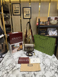 Gucci Horsebit 1955 Shoulder Bag GG Supreme Brown With Double Box Carry Bag  Dust Bag 658574