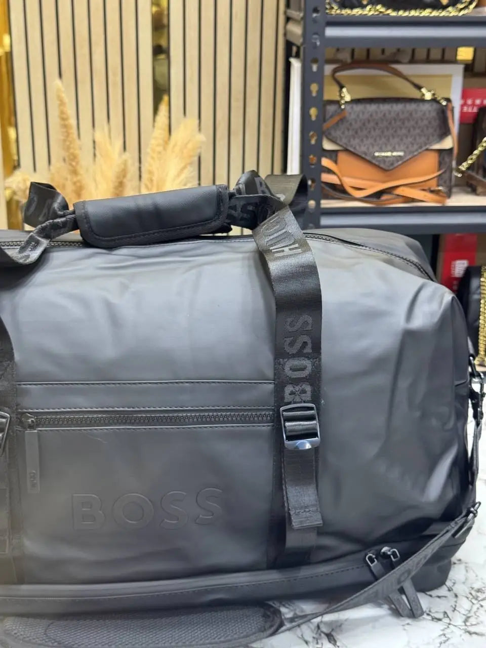 Hugo Boss Travel Duffle Bag Black Limited Edition BS16007-C