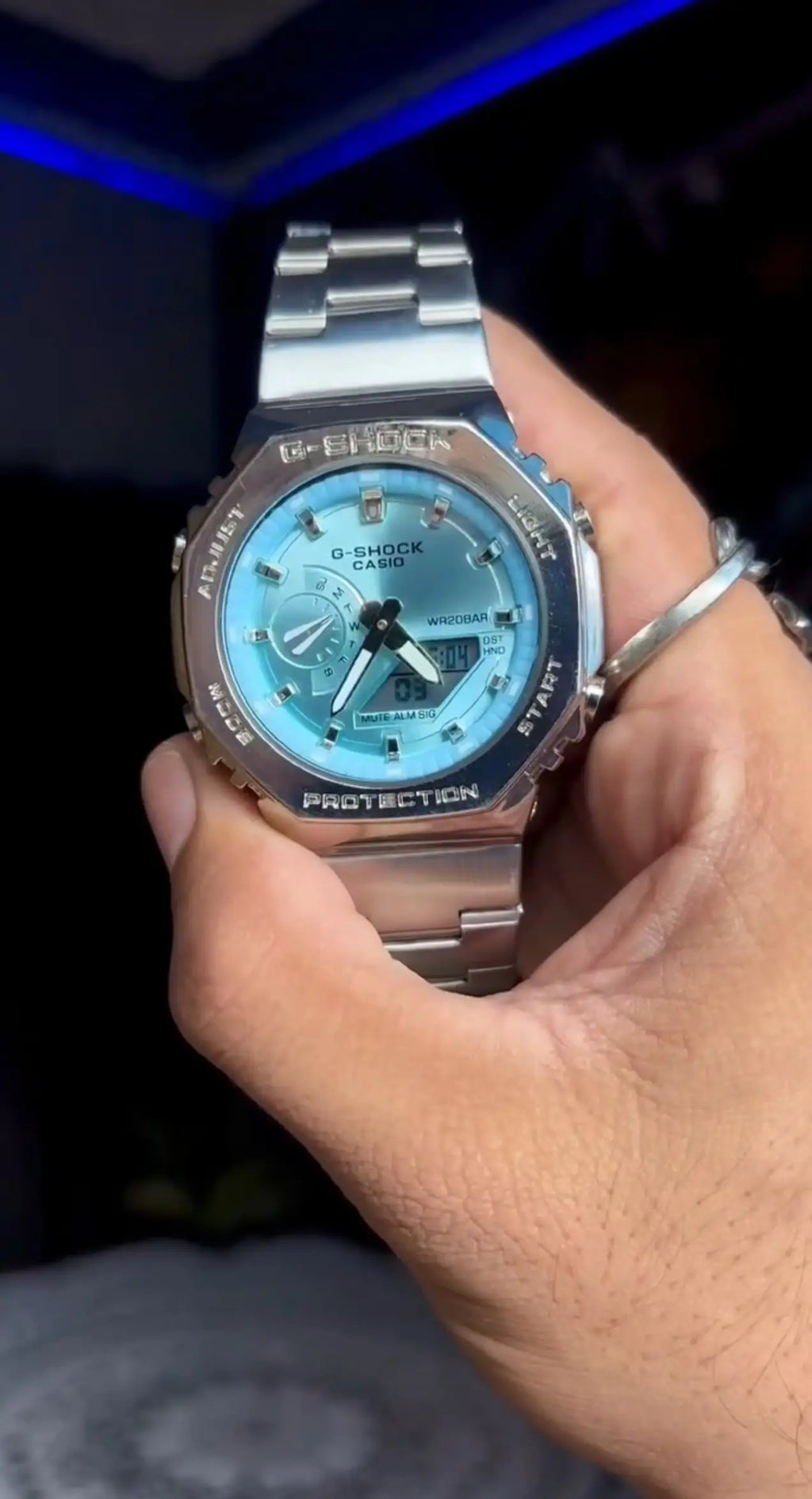G-Shock Gm2100 D tiffany blue dail with original box