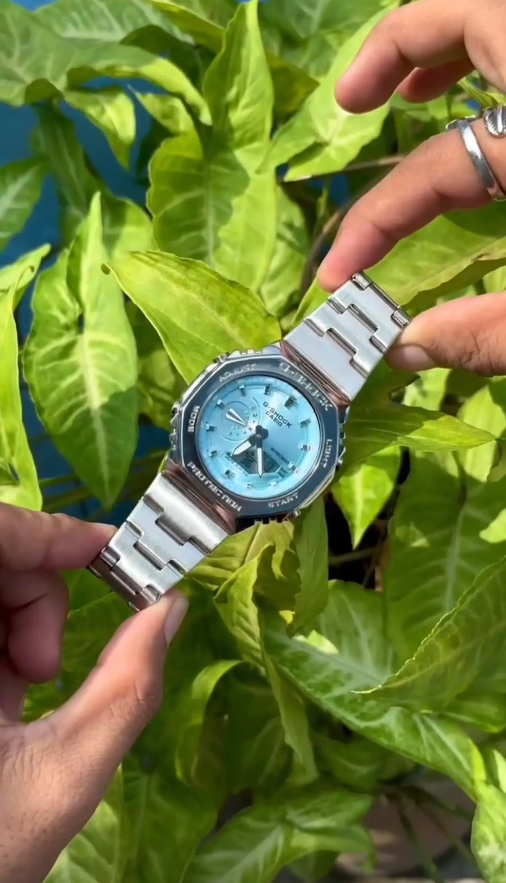 G-Shock Gm2100 D tiffany blue dail with original box
